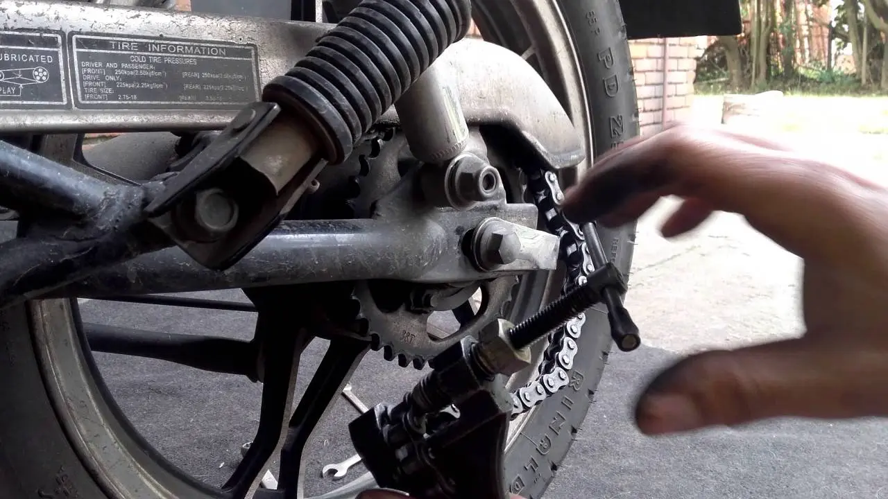 acortar cadena de motocicleta - Cómo cortar una cadena de eslabones
