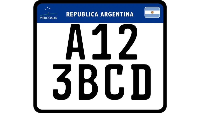 patentes de motos en argentina - Cómo es la numeración de las patentes en Argentina