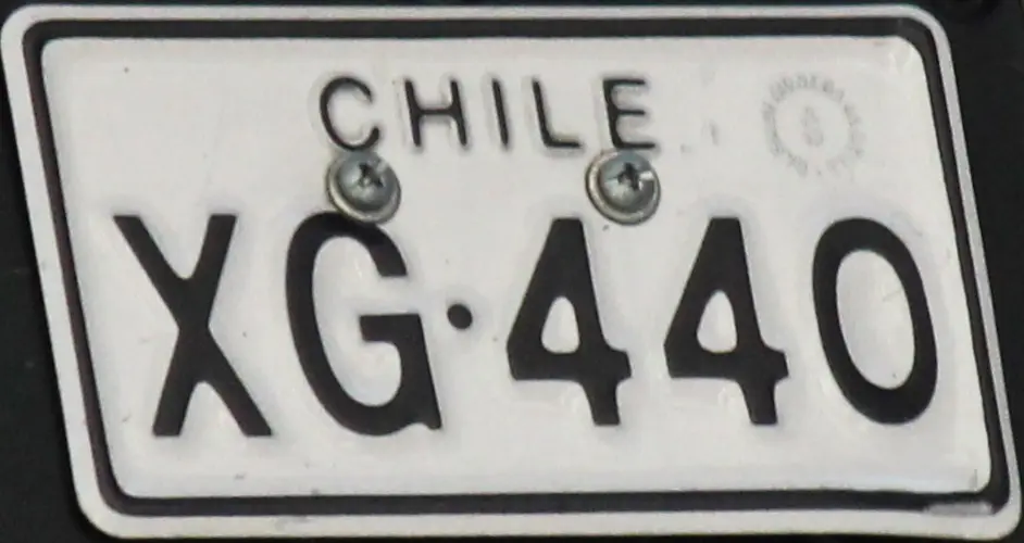 patentes chile motos - Cómo es la patente de una moto en Chile
