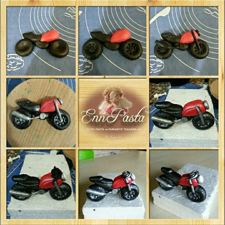 como hacer una motocicleta de fondant - Cómo hacer para que no se rompa el fondant