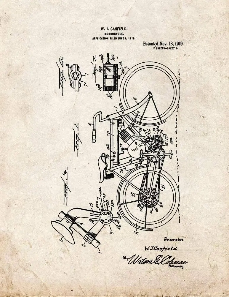 formato patente motocicleta - Cómo se estructura una patente