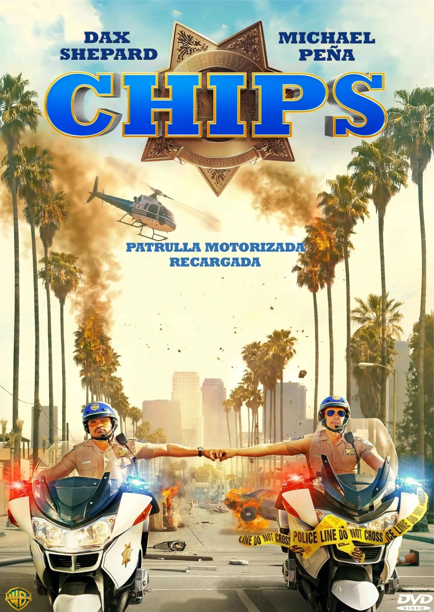 chips patrulla en motocicleta recargada elenco - Cómo se llama el compañero de chip