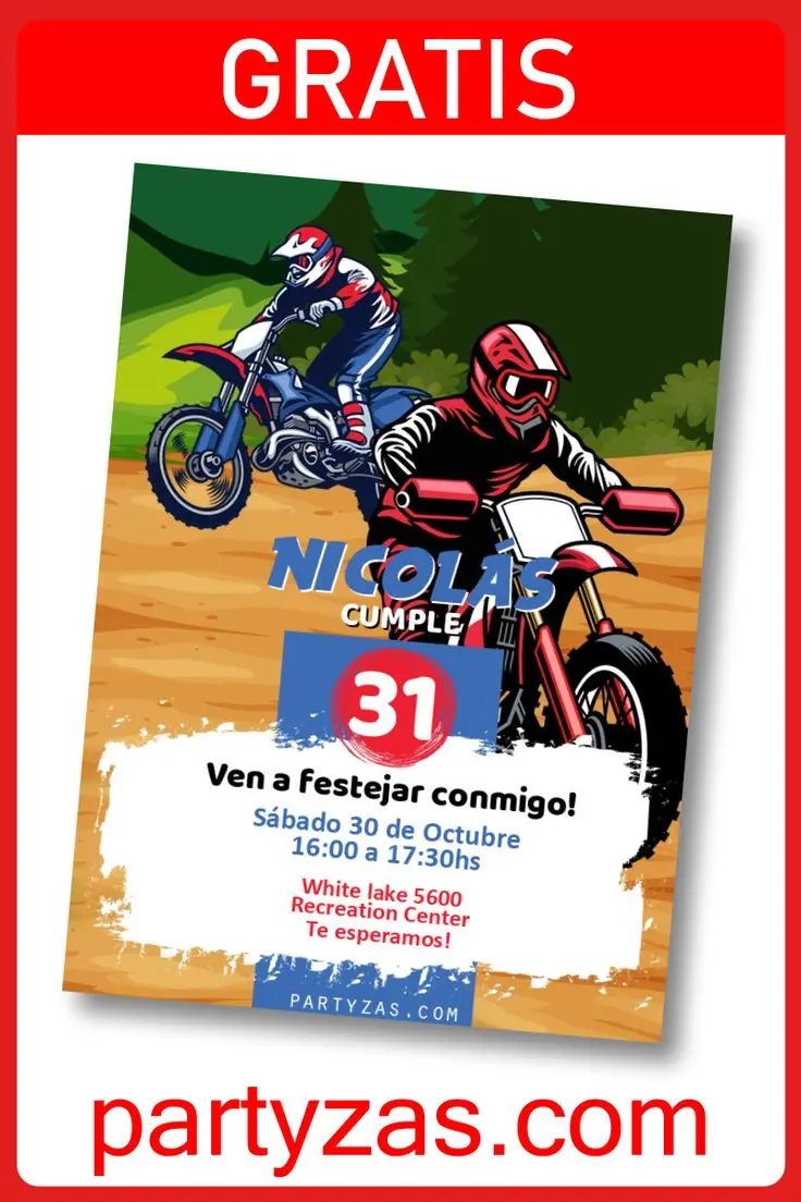 invitaciones de motos para editar - Cómo se llama la aplicación para crear invitaciones