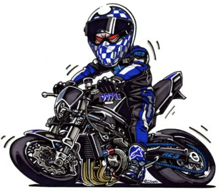 caricaturas de motos - Cómo se llama la película de los motociclistas