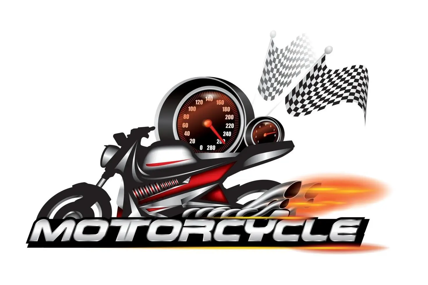 logos de motos vector - Cómo se ve un logo vectorizado