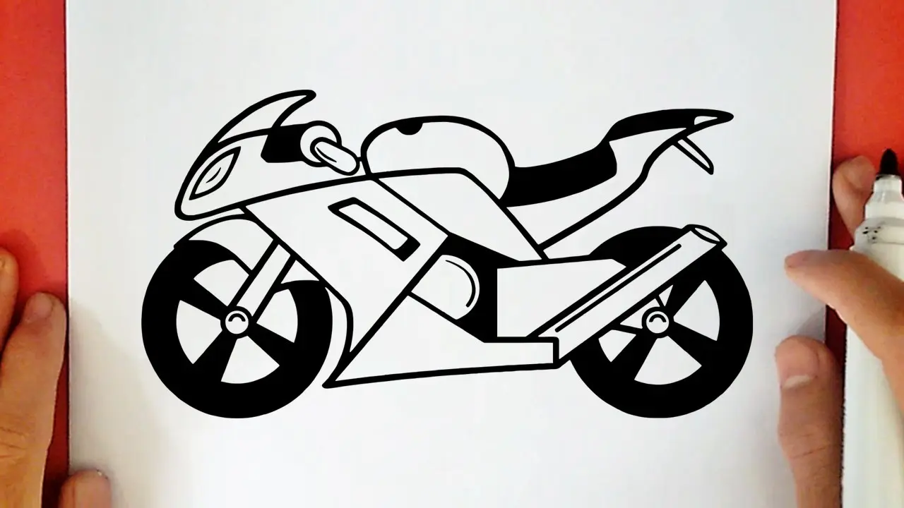 dibujos de motos faciles - Cómo son motos