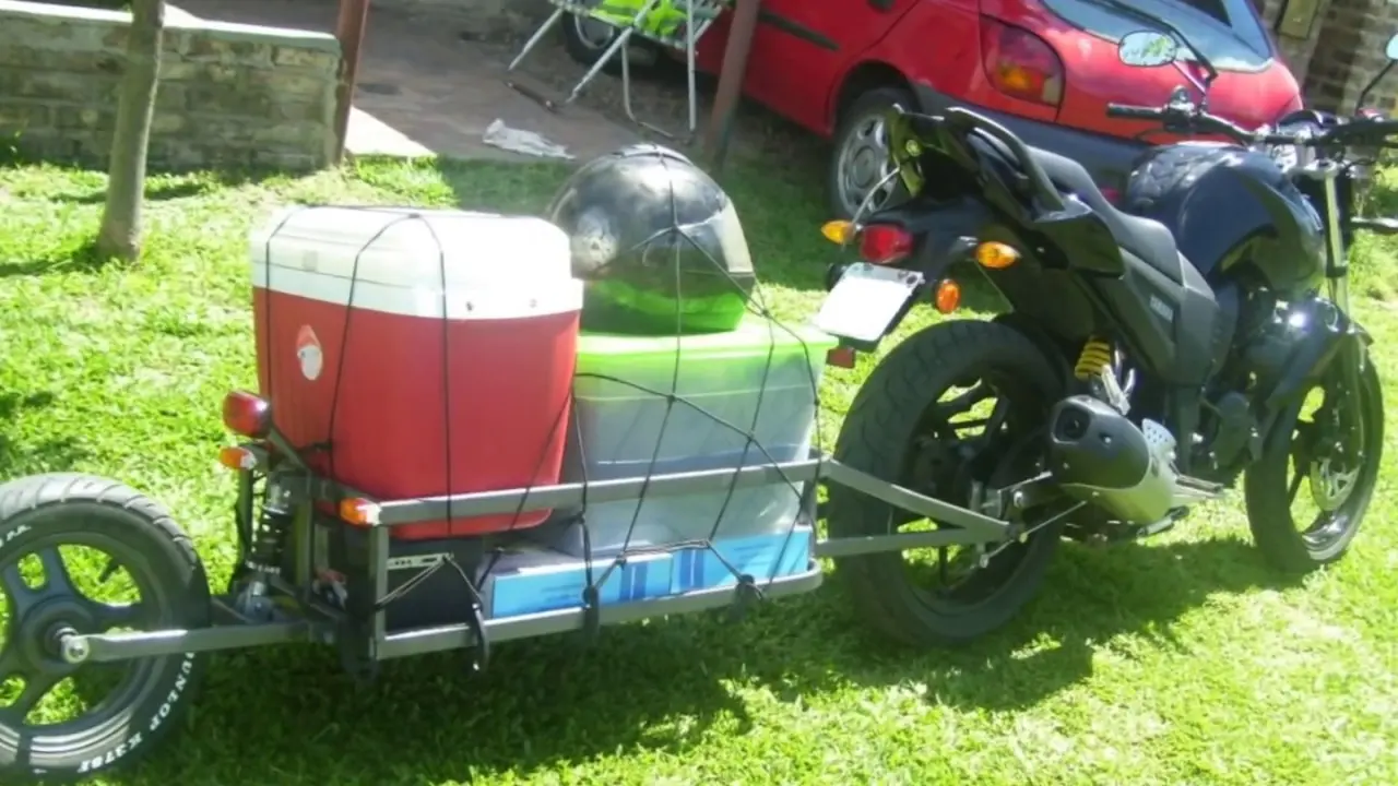 trailer para motos - Cuando una moto puede llevar remolque