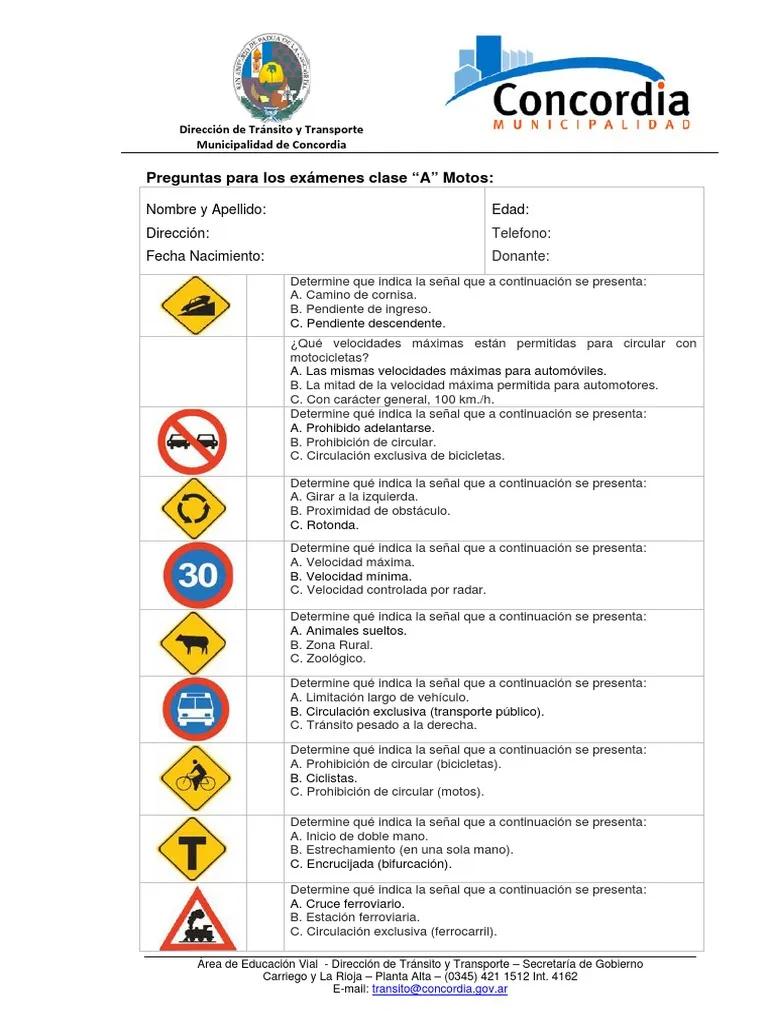 Examen De Conducir Motos Consultas Habituales Full Time Motos