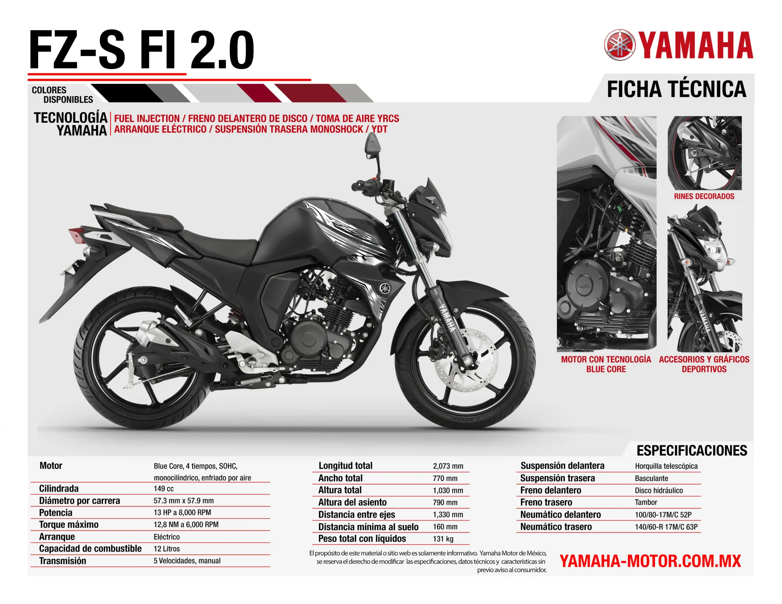 fichas técnicas motos yamaha - Cuánto cuesta la MT 12