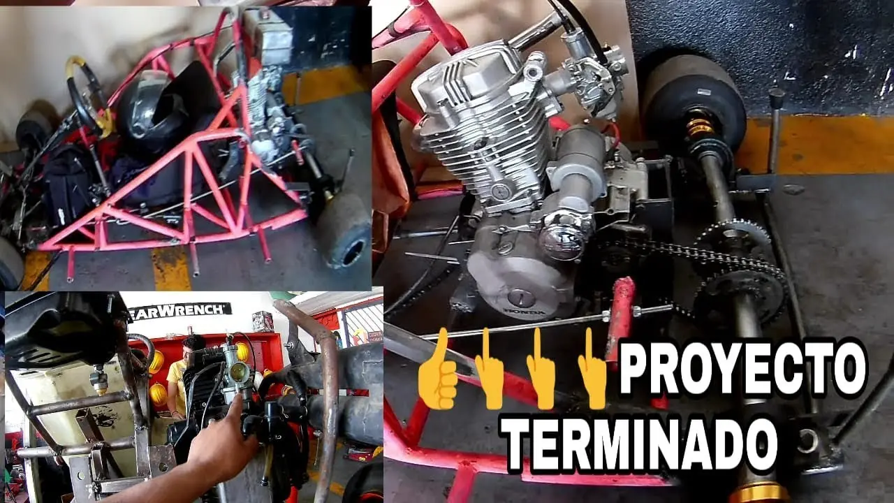 como aser un carting de una motocicleta - Cuánto pesa un karting 150