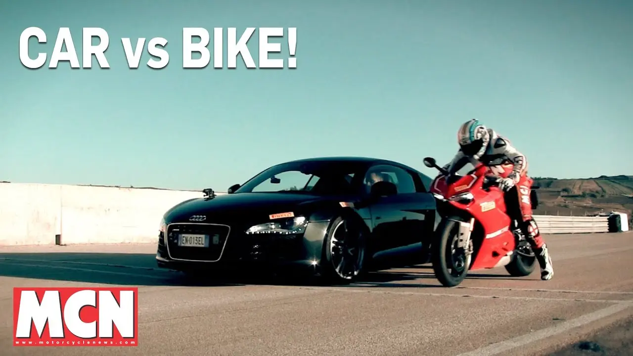 audi r8 vs motos - Cuántos caballos de fuerza tiene un Audi R8