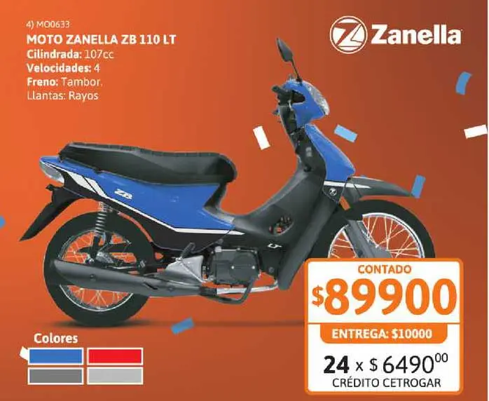 megatone motos zanella - Cuántos cambios tiene una Zanella RX 150