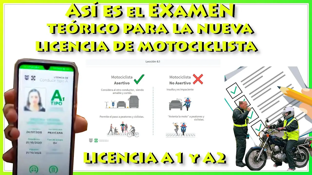 Examen De Conducir Motos Teoría Y Práctica Full Time Motos