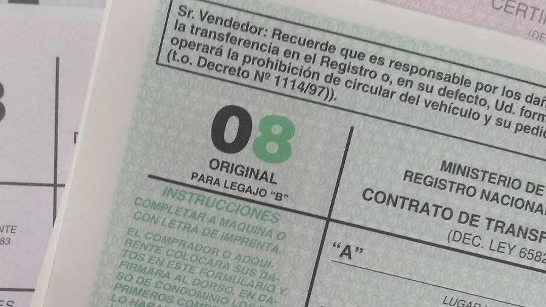 tramite online compra de motocicleta capital fedral - Dónde se paga el 1% de la transferencia de dominio