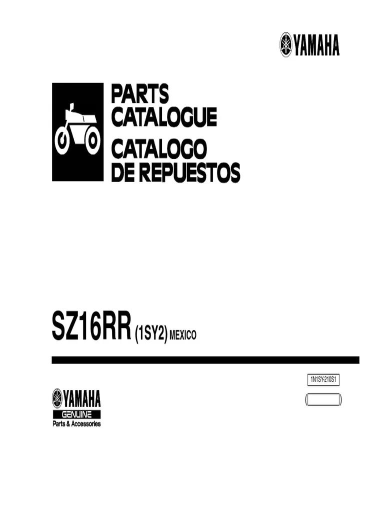 manual de motocicleta yamaha sz 150 - Qué batería usa la Szr 150