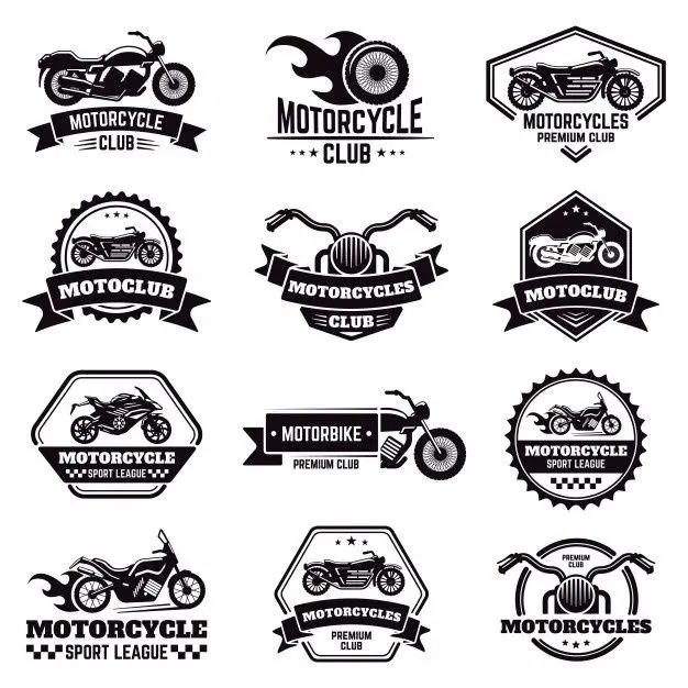 logos de motos vector - Qué es un logo trazado