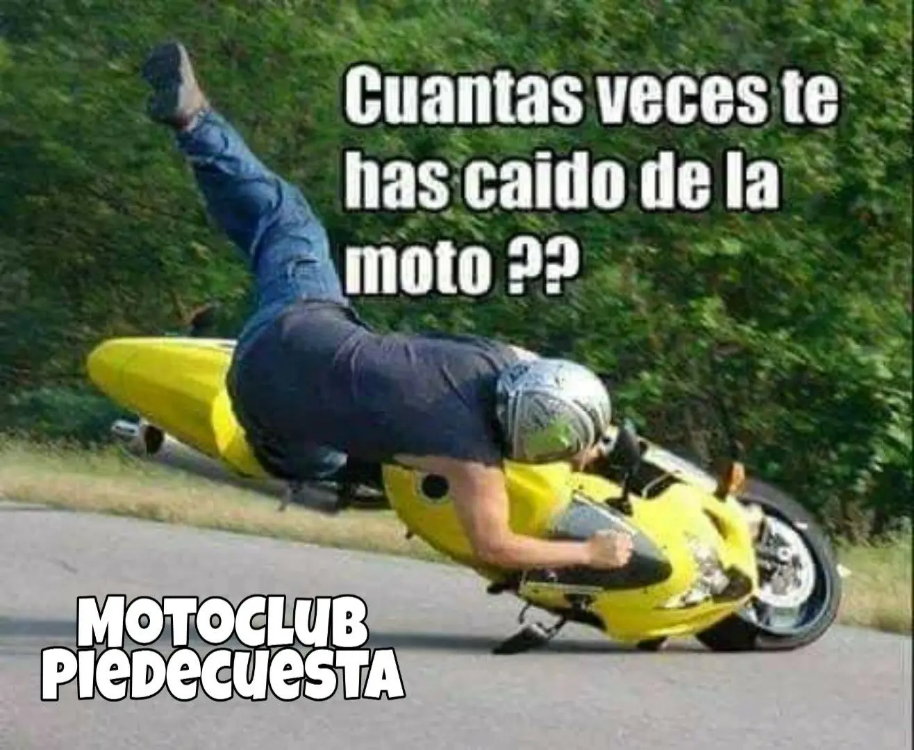 caidas de motos chistosas - Qué hacer cuando una persona se cae de una moto