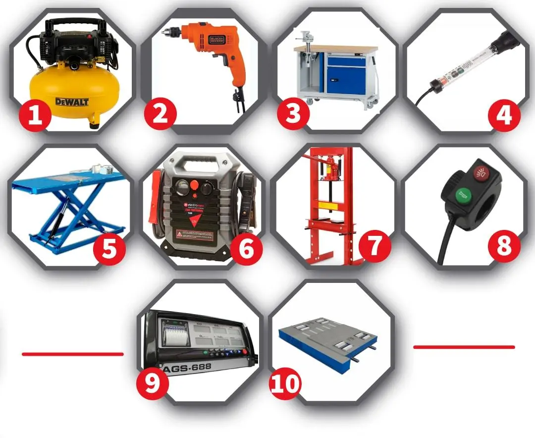 equipamiento taller de motos - Qué herramientas debe tener un mecanico de motos