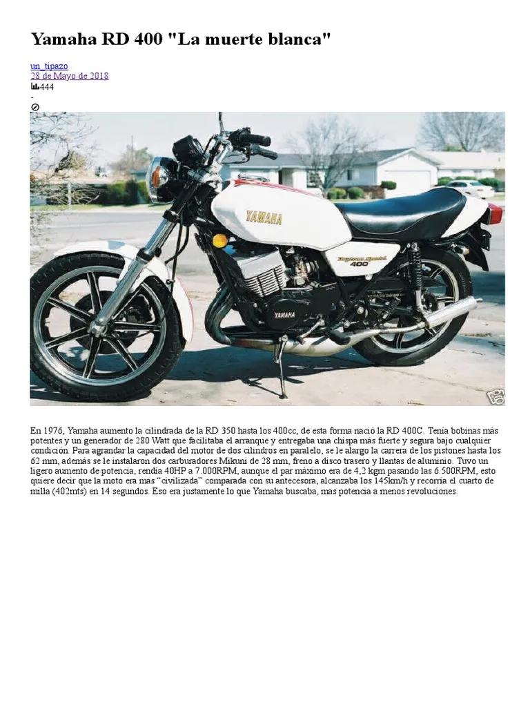 motocicleta la muerte blanca - Qué moto es la muerte blanca
