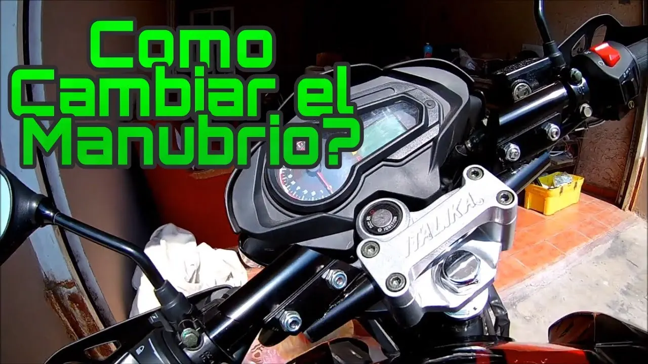 como cambiar el manubrio de una motocicleta - Qué pasa si le cambió el manubrio a mi moto