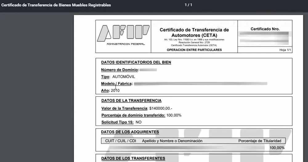 formulario z motos - Quién tiene que hacer el formulario Z